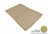 MAXpider Rubber Floor Mats for BMW [Covers Cargo (Trunk), Tan] M1BM0761302