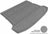 MAXpider Rubber Floor Mats for 2016 2015 2014 2013 2012 2011 2010 Cadillac SRX [Covers Cargo (Trunk), Gray] M1CD0021301