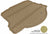 MAXpider Rubber Floor Mats for 2015 2014 2013 2012 2011 2010 Chevrolet Camaro [Covers Cargo (Trunk), Tan] M1CH0171302