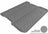 MAXpider Rubber Floor Mats for 2011 2010 2009 2008 2007 2006 Chevrolet HHR [Covers Cargo (Trunk), Gray] M1CH0211301