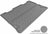 MAXpider Rubber Floor Mats for Suburban 1500/Suburban 2500 [Covers Cargo (Trunk), Gray] M1CH0221301