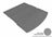 MAXpider Rubber Floor Mats for 2021 2020 2019 2018 2017 2016 2015 2014 2013 2012 2011 Dodge Durango [Covers Cargo (Trunk), Gray] M1DG0071301