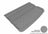 MAXpider Rubber Floor Mats for 2020 2019 2018 2017 2016 2015 2014 Fiat 500L [Covers Cargo (Trunk), Gray] M1FA0041301