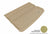 MAXpider Rubber Floor Mats for 2020 2019 2018 2017 2016 2015 2014 Fiat 500L [Covers Cargo (Trunk), Tan] M1FA0041302