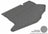 MAXpider Rubber Floor Mats for 2019 2018 2017 2016 2015 2014 2013 2012 2011 Ford Fiesta [Covers Cargo (Trunk), Gray] M1FR0121301