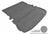 MAXpider Rubber Floor Mats for 2019 2018 2017 2016 2015 2014 2013 2012 2011 Ford Explorer [Covers Cargo (Trunk), Gray] M1FR0361301