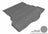 MAXpider Rubber Floor Mats for 2020 2019 2018 2017 2016 2015 2014 2013 Ford Fusion [Covers Cargo (Trunk), Gray] M1FR0601301