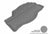 MAXpider Rubber Floor Mats for 2020 2019 2018 2017 2016 2015 2014 2013 Ford Fusion [Covers Cargo (Trunk), Gray] M1FR0841301