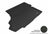 MAXpider Rubber Floor Mats for 2021 2020 2019 2018 2017 2016 2015 Ford Mustang [Covers Cargo (Trunk), Black] M1FR0851309