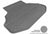 MAXpider Rubber Floor Mats for 2015 2014 2013 2012 Honda Crosstour [Covers Cargo (Trunk), Gray] M1HD0281301