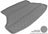 MAXpider Rubber Floor Mats for 2015 2014 2013 2012 Honda Civic [Covers Cargo (Trunk), Gray] M1HD0411301