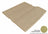 MAXpider Rubber Floor Mats for 2015 2014 2013 2012 2011 2010 2009 Honda Pilot [Covers Cargo (Trunk), Tan] M1HD0571302