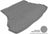 MAXpider Rubber Floor Mats for 2016 2015 2014 2013 2012 2011 Hyundai Elantra [Covers Cargo (Trunk), Gray] M1HY0211301