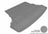 MAXpider Rubber Floor Mats for 2017 2016 2015 2014 2013 2012 Hyundai Accent [Covers Cargo (Trunk), Gray] M1HY0221301