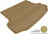 MAXpider Rubber Floor Mats for 2015 2014 2013 2012 2011 2010 Hyundai Tucson [Covers Cargo (Trunk), Tan] M1HY0331302