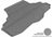 MAXpider Rubber Floor Mats for 2010 2009 2008 2007 2006 INFINITI M35 [Covers Cargo (Trunk), Gray] M1IN0011301
