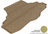 MAXpider Rubber Floor Mats for 2010 2009 2008 2007 2006 INFINITI M35 [Covers Cargo (Trunk), Tan] M1IN0011302