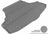 MAXpider Rubber Floor Mats for G35/G37 [Covers Cargo (Trunk), Gray] M1IN0071301