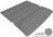 MAXpider Rubber Floor Mats for INFINITI/Nissan [Covers Cargo (Trunk), Gray] M1IN0081301