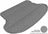 MAXpider Rubber Floor Mats for FX35/QX70 [Covers Cargo (Trunk), Gray] M1IN0091301