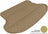 MAXpider Rubber Floor Mats for FX35/QX70 [Covers Cargo (Trunk), Tan] M1IN0091302