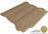 MAXpider Rubber Floor Mats for 2014 2013 2012 2011 Jeep Wrangler [Covers Cargo (Trunk), Tan] M1JP0031302