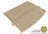 MAXpider Rubber Floor Mats for 2021 2020 2019 2018 2017 2016 2015 2014 Jeep Cherokee [Covers Cargo (Trunk), Tan] M1JP0101302