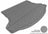 MAXpider Rubber Floor Mats for 2016 2015 2014 2013 2012 2011 Kia Sportage [Covers Cargo (Trunk), Gray] M1KA0071301