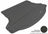 MAXpider Rubber Floor Mats for 2016 2015 2014 2013 2012 2011 Kia Sportage [Covers Cargo (Trunk), Black] M1KA0071309