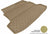 MAXpider Rubber Floor Mats for 2013 2012 2011 2010 Kia Forte [Covers Cargo (Trunk), Tan] M1KA0101302