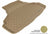 MAXpider Rubber Floor Mats for 2012 2011 2010 2009 2008 2007 Lexus LS460 [Covers Cargo (Trunk), Tan] M1LX0091302