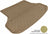MAXpider Rubber Floor Mats for RX330/RX350 [Covers Cargo (Trunk), Tan] M1LX0201302