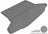 MAXpider Rubber Floor Mats for 2017 2016 2015 2014 2013 2012 2011 Lexus CT200h [Covers Cargo (Trunk), Gray] M1LX0221301