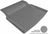 MAXpider Rubber Floor Mats for Mercedes-Benz [Covers Cargo (Trunk), Gray] M1MB0111301