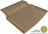 MAXpider Rubber Floor Mats for Mercedes-Benz [Covers Cargo (Trunk), Tan] M1MB0111302