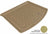 MAXpider Rubber Floor Mats for 2013 2012 2011 2010 Mazda 3 [Covers Cargo (Trunk), Tan] M1MZ0151302