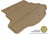 MAXpider Rubber Floor Mats for 2013 2012 2011 2010 2009 Mazda 6 [Covers Cargo (Trunk), Tan] M1MZ0211302