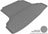 MAXpider Rubber Floor Mats for 2012 2011 2010 2009 2008 2007 Nissan Altima [Covers Cargo (Trunk), Gray] M1NS0241301