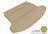 MAXpider Rubber Floor Mats for 2013 2012 2011 2010 2009 2008 Nissan Rogue [Covers Cargo (Trunk), Tan] M1NS0601302