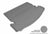 MAXpider Rubber Floor Mats for 2020 2019 2018 2017 2016 2015 2014 Nissan Rogue [Covers Cargo (Trunk), Gray] M1NS0681301