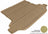 MAXpider Rubber Floor Mats for 2014 2013 2012 2011 2010 Subaru Outback [Covers Cargo (Trunk), Tan] M1SB0061302