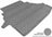 MAXpider Rubber Floor Mats for 2011 2010 2009 2008 2007 Toyota Camry [Covers Cargo (Trunk), Gray] M1TY0931301