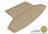 MAXpider Rubber Floor Mats for 2017 2016 2015 2014 2013 2012 Toyota Prius V [Covers Cargo (Trunk), Tan] M1TY0971302