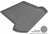 MAXpider Rubber Floor Mats for 2014 2013 2012 2011 2010 2009 2008 2007 2006 2005 2004 2003 Volvo XC90 [Covers Cargo (Trunk), Gray] M1VV0011301