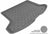 MAXpider Rubber Floor Mats for 2013 2012 2011 2010 2009 2008 2007 Volvo C30 [Covers Cargo (Trunk), Gray] M1VV0071301