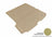 MAXpider Rubber Floor Mats for 2020 2019 2018 2017 2016 Volvo XC90 [Covers Cargo (Trunk), Tan] M1VV0211302