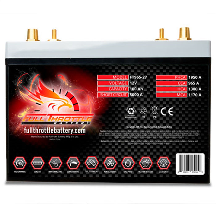 FullRiver FT965-27 Vehicle Battery