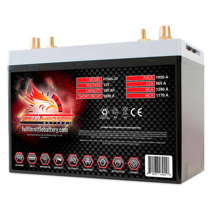 FullRiver FT965-27 Vehicle Battery