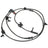 Holstein 2ABS2120 ABS Wheel Speed Sensor - Rear Left