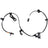 Holstein 2ABS3684 ABS Wheel Speed Sensor - Rear Left